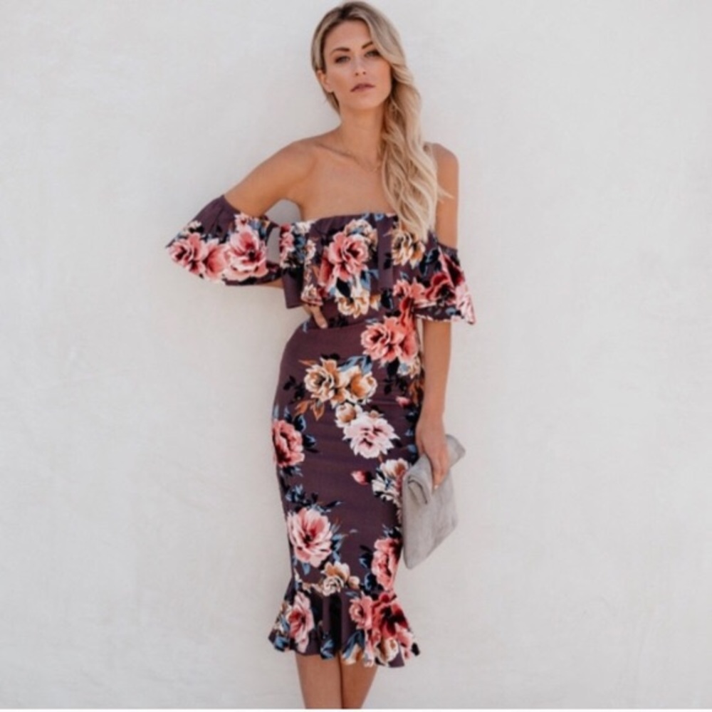 VICI Midi Floral print dress